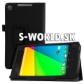 Kožený obal Asus Google Nexus 7 2GEN - Stand čierna