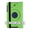 Kožený obal Asus MeMO Pad HD 7 ME173X - Rotate zelená
