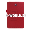 Kožený obal Asus MeMO Pad HD 7 ME173X - Stand červená