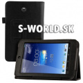 Kožený obal Asus MeMO Pad HD 7 ME173X - Stand čierna
