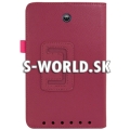 Kožený obal Asus MeMO Pad HD 7 ME173X - Stand ružová