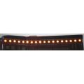 LED pásik vodeodolný s 18 LED, oranžový 12V, 36 cm