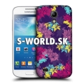 Zadný kryt Samsung Galaxy S4 Mini - Botanical fialová