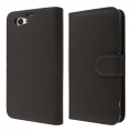 Kožený obal Sony Xperia Z1 Compact - Wallet čierna