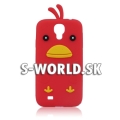 Silikónový obal Samsung Galaxy S4 - Chicken červená