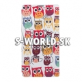 Kožený obal Sony Xperia Z1 - Owl Flip - Design 3