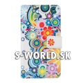 Kožený obal LG G2 Mini - Wallet Funky Flower