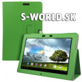Kožený obal Asus MeMO Pad Smart ME301/ME301T - Stand - zelená