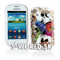 Silikónový obal Samsung Galaxy Fame - Butterfly Colourful