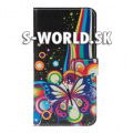 Kožený obal Samsung Galaxy S5 - Wallet - Design 7