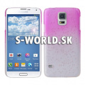 Zadný kryt Samsung Galaxy S5 - Raindrop - ružová