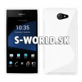 Silikónový obal Sony Xperia M2 - TPU - biela