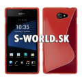 Silikónový obal Sony Xperia M2 - TPU - červená
