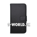 Kožený obal Huawei Ascend Y530 - Wallet MN - čierna