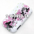Silikónový obal Samsung Galaxy Ace 2 - Butterfly - biela