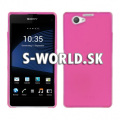 Silikónový obal Sony Xperia Z1 Compact - Ultra Slim - ružová