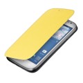 Kožený obal Samsung Galaxy Grand Neo / Duos - Flip Cover žltá