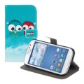 Kožený obal Samsung Galaxy Grand Neo / Duos - Wallet Birds