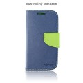 Diárové kožené púzdro Samsung Galaxy Note 3 (N9000) - Diary modrá-limetková