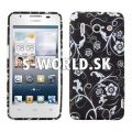Silikónový obal Huawei Ascend G510 - Swirl - čierna