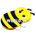 Silikónový obal Samsung Galaxy Ace - Bees - žltá