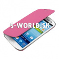 Kožený obal Samsung Galaxy S3 - Flip Cover - ružová
