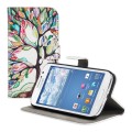 Kožený obal Samsung Galaxy Grand Neo / Duos - Wallet Tree Design 14