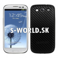 Výmenný kryt Samsung Galaxy S3 - Carbon - čierna