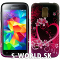 Silikónový obal Samsung Galaxy S5 Mini - Love Heart