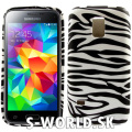 Silikónový obal Samsung Galaxy S5 Mini - Zebra