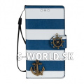 Kožený obal Sony Xperia Z3 Compact - Wallet Marine