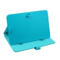 Univerzálne kožené puzdro BLUN s funkciou stojana pre 10.1inch tablety - tmavo-modrá