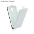 Kožený obal LG L Fino (D290N) - Flip Flexi – biela
