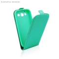 Kožený obal Apple iPhone 4G - Flip Flexi - limetková
