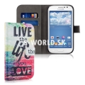 Kožený obal Samsung Galaxy Grand Neo / Duos - Live The Life