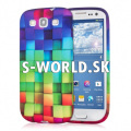 Silikónový obal Samsung Galaxy S3 - Rainbow 3D