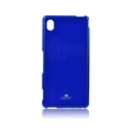 Silikónový obal Sony Xperia M4 Aqua - Jelly Glittery - modrá