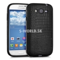 Silikónový obal Samsung Galaxy Grand Neo / Duos - Croco čierna