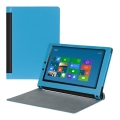 Kožený obal Lenovo Yoga Tablet 2 10inch - Stand - svetlo-modrá