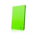 Univerzálne kožené puzdro BLUN s funkciou stojana pre 10inch tablety – limetková