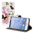 Kožený obal LG F70 (D315) - Wallet Bfly Swirl