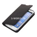 Kožený obal LG F70 (D315) - Flip Cover - čierna