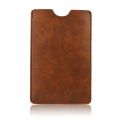 Univerzálne kožené vsuvkové puzdro pre 10inch tablety - Art hnedá