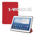 Kožený obal Samsung Galaxy Tab 4 10.1 - Ultra Slim - červená