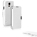 Kožený obal Sony Xperia Z1 Compact - Flip Cover - biela