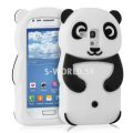 Silikónový obal Samsung Galaxy S III Mini - Panda