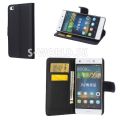 Kožený obal Huawei P8 Lite - Wallet EC - čierna