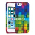 Silikónový obal iPhone 5 / 5S - Rainbow 3D