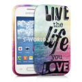 Silikónový obal Samsung Galaxy Young 2 - Live The Life