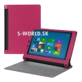 Kožený obal Lenovo Yoga Tablet 2 10inch - Stand - ružová